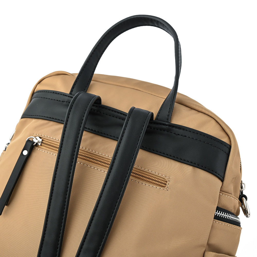 Medium beige naty backpack