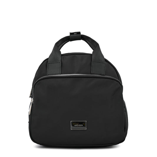Medium Black Lorraine Backpack