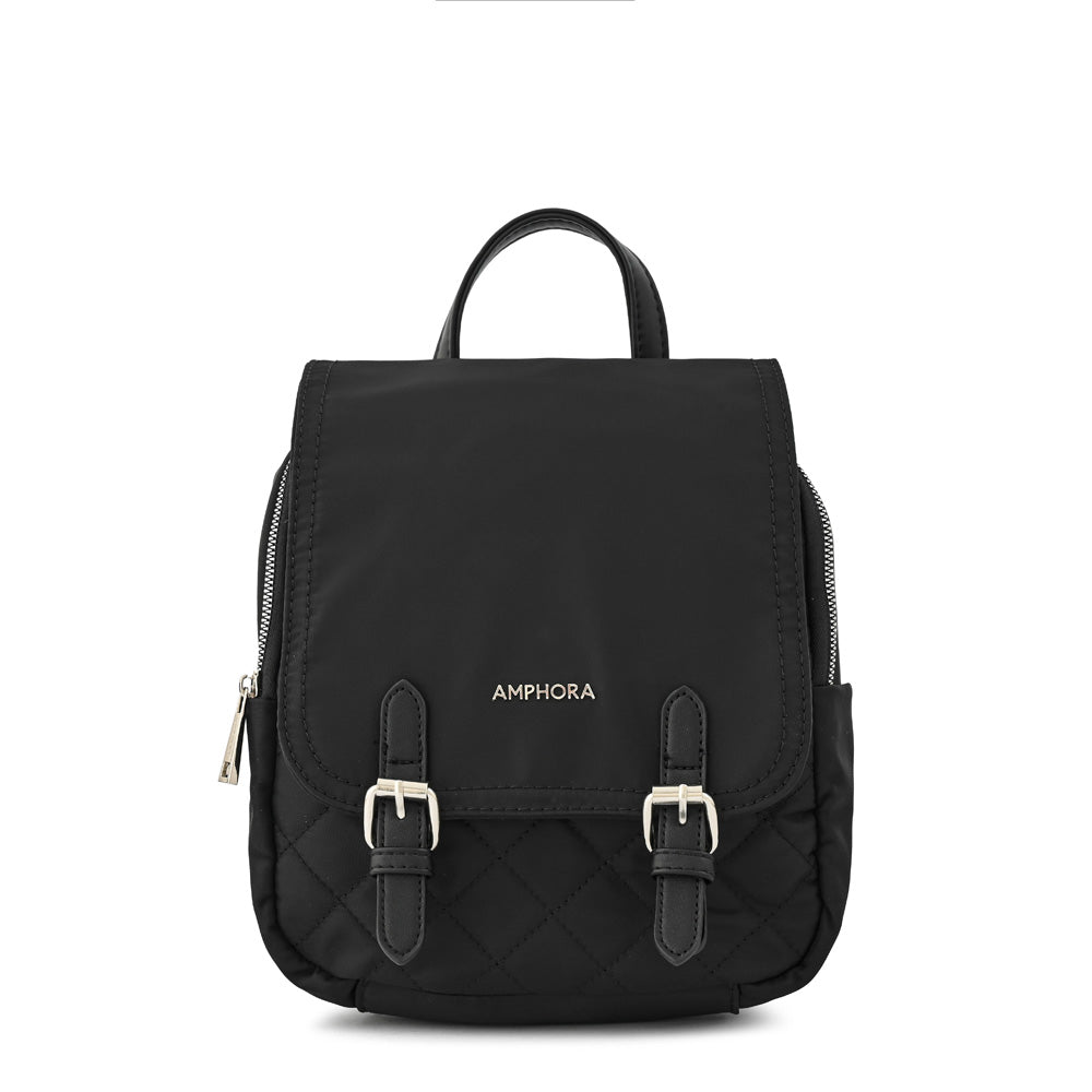 Joelle black medium backpack