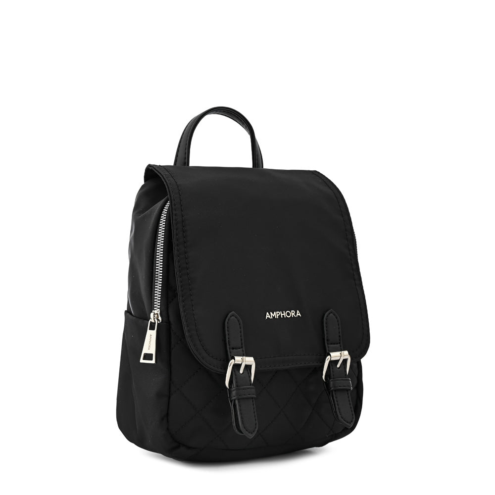 Joelle black medium backpack