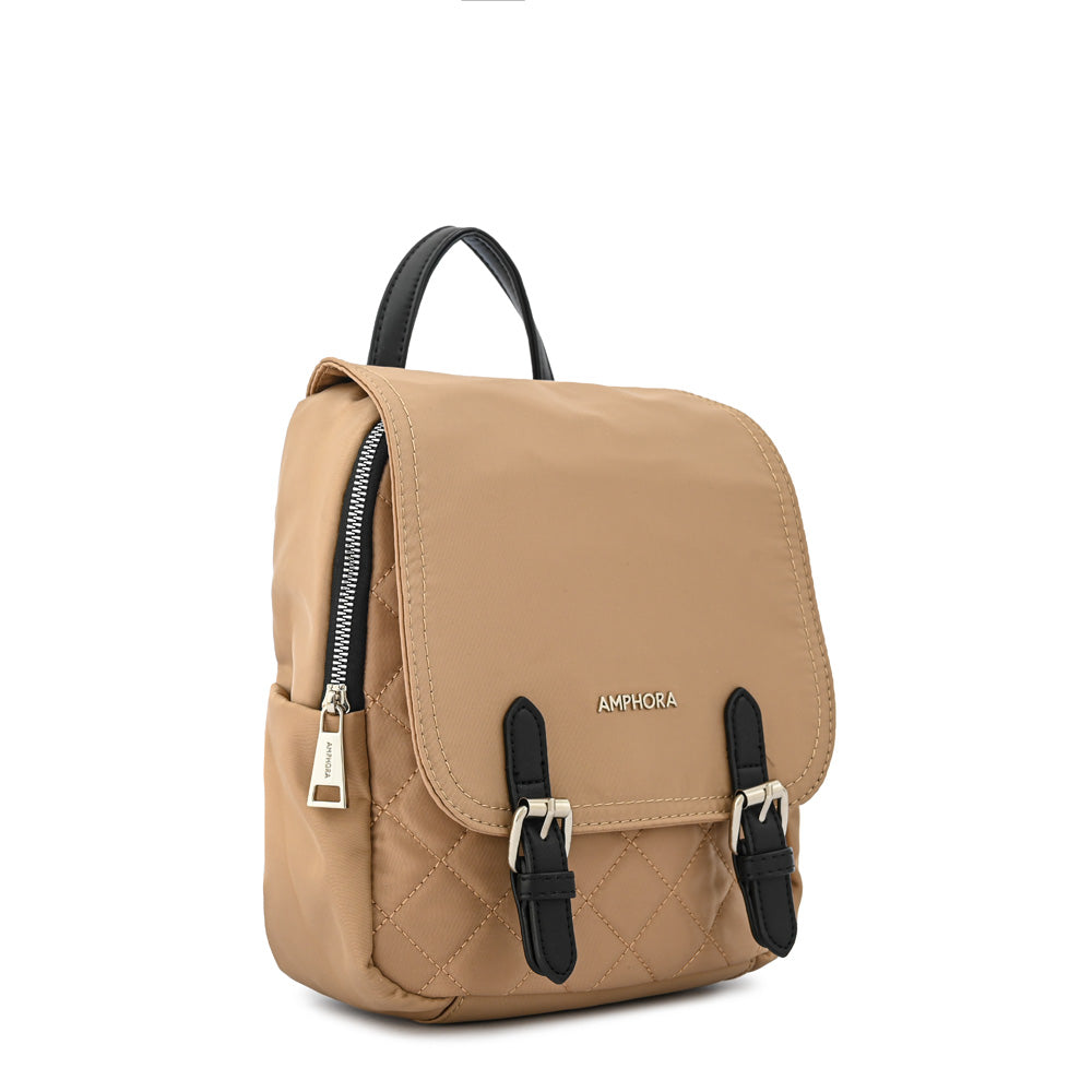 Joelle Beige Medium Backpack