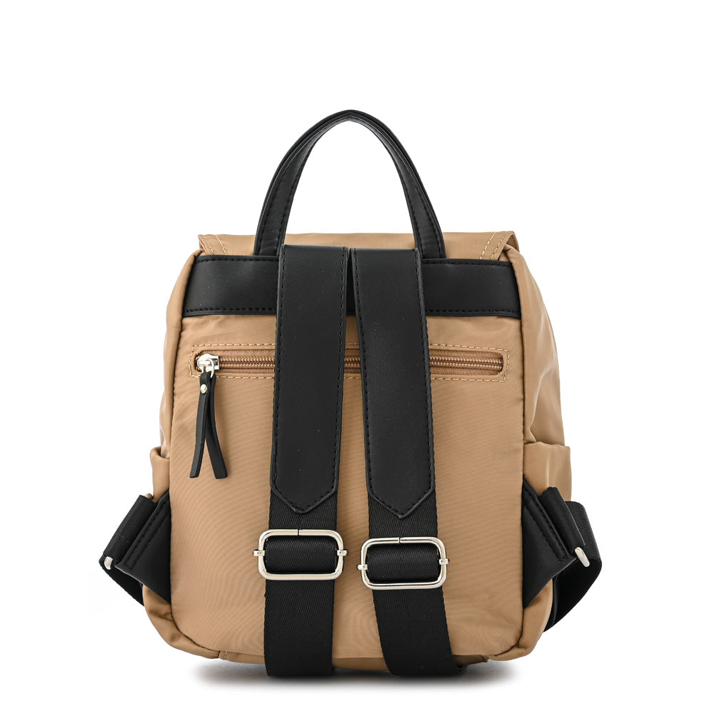 Joelle Beige Medium Backpack