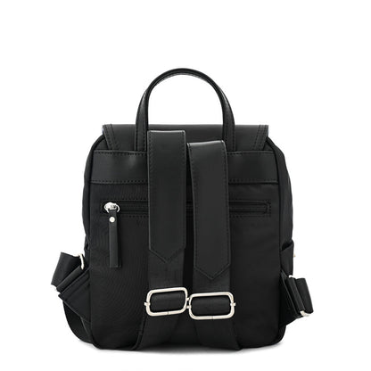 Joelle Medium Textured Black Backpack