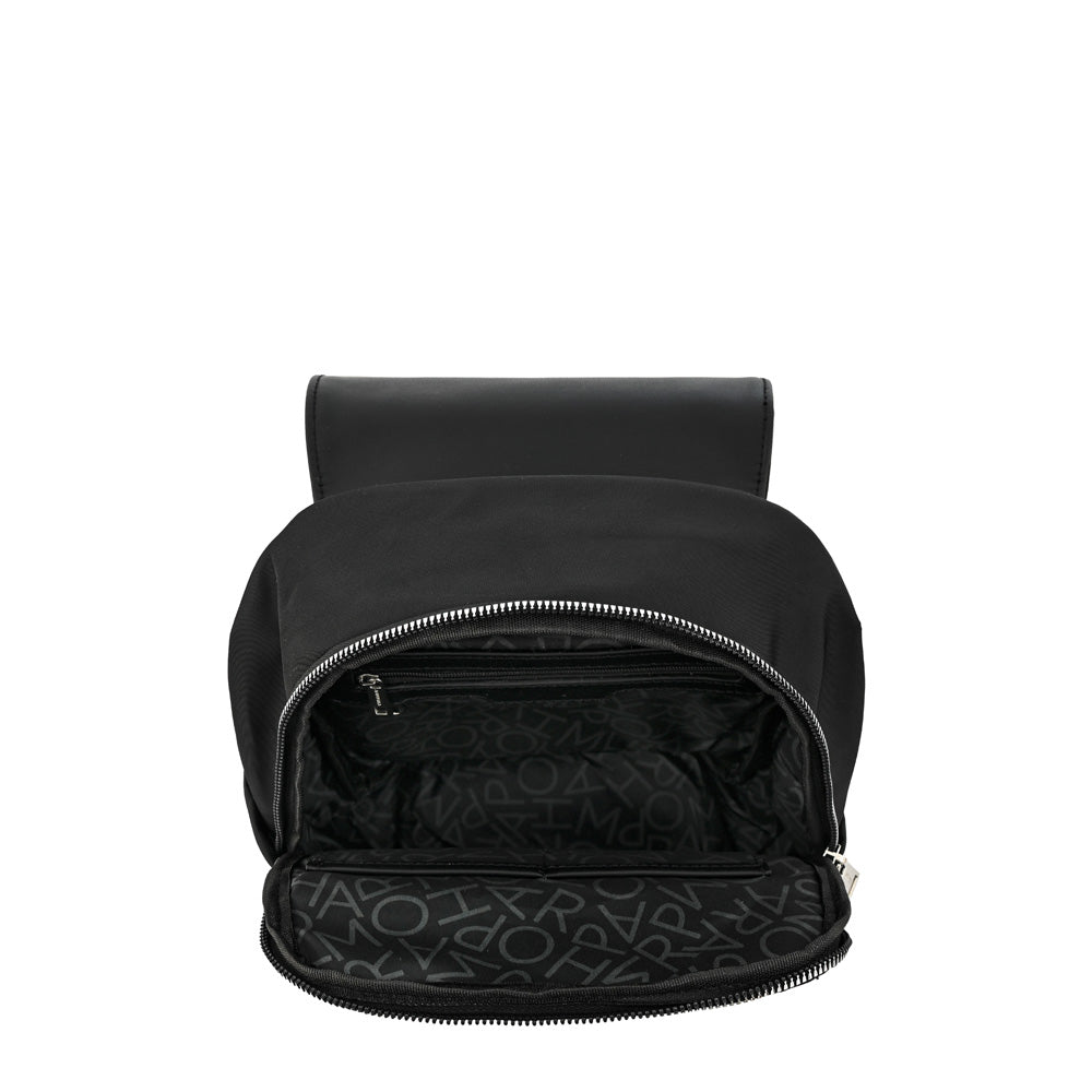 Joelle Medium Textured Black Backpack