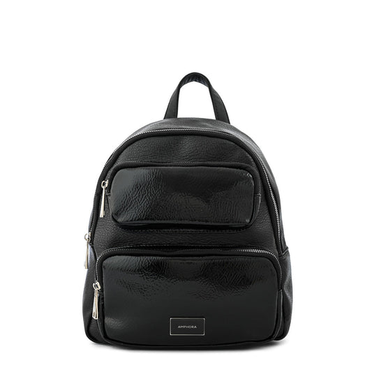 Medium black debbie backpack