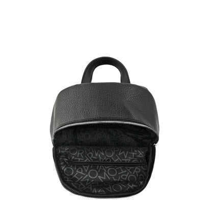 Debbie Medium Textured Black Backpack