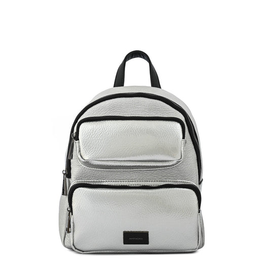Medium silver debbie backpack