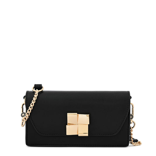 Small Black Hera Crossbody Wallet