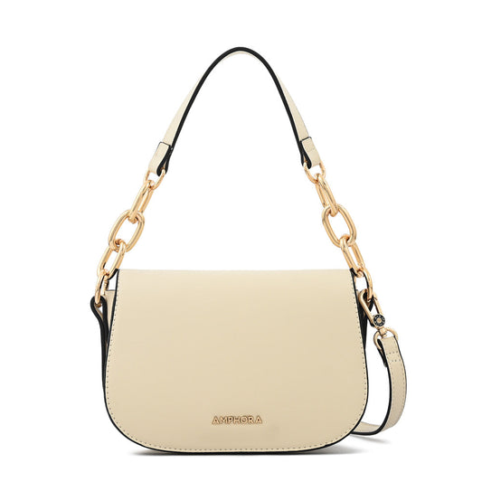 Medium chiara off-white shoulder bag