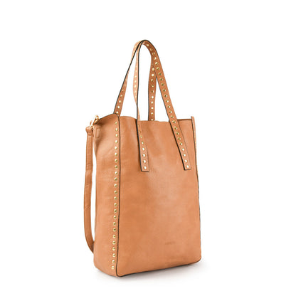 Valy Camel Large Two Handle Wallet