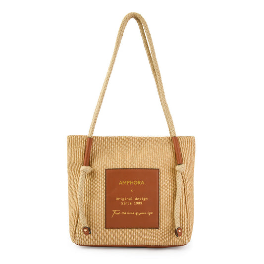 Pau Camel Large Two Handle Wallet