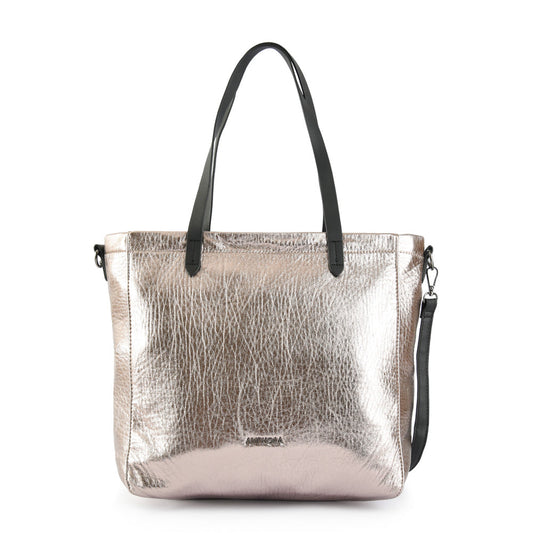 Ruth Dark Silver Large Two Handle Wallet