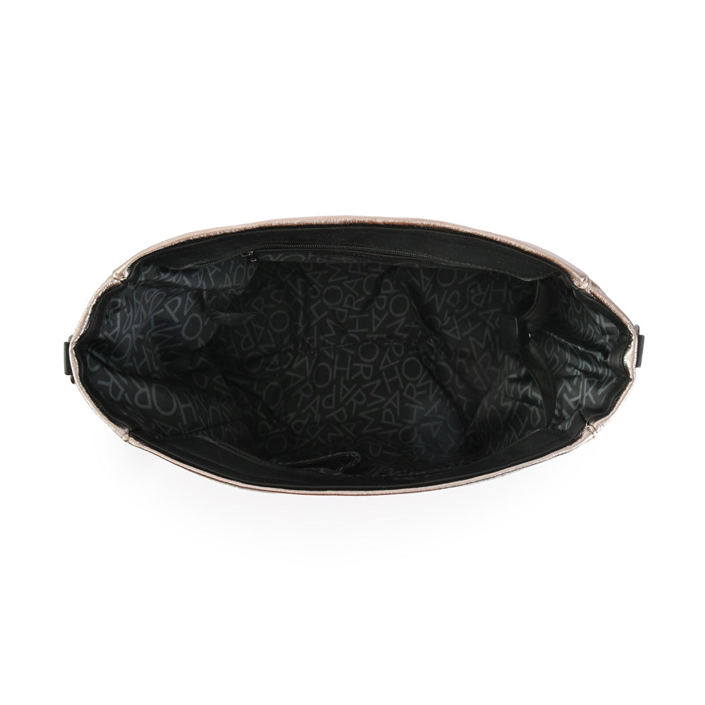 Ruth Dark Silver Large Two Handle Wallet