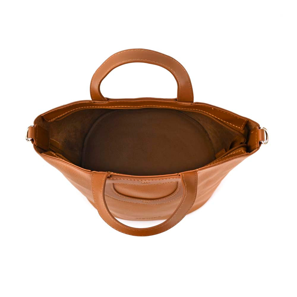 Elma camel medium shoulder bag