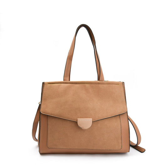 amphora noly cartera dos asas tres divisiones taupe