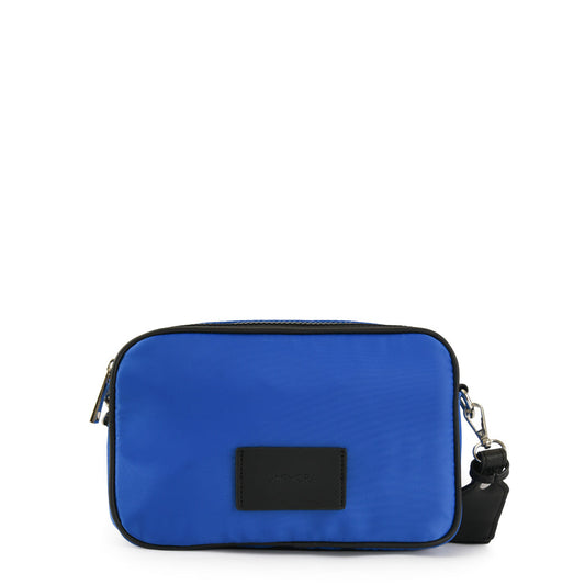 Small blue frezzy crossbody wallet
