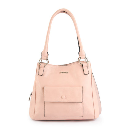 Wallet Two Handles Three divisions large rufa light pink