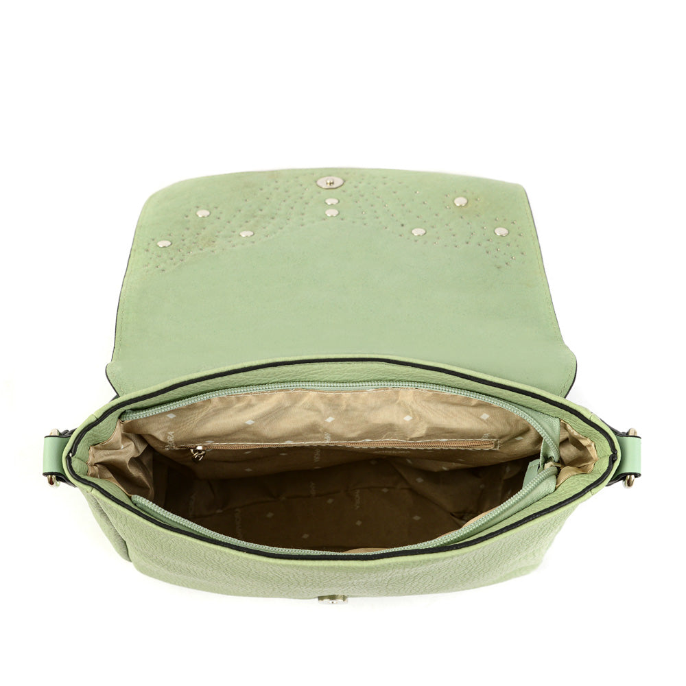 Carter Shoulder Bag with Large Water Green Cover