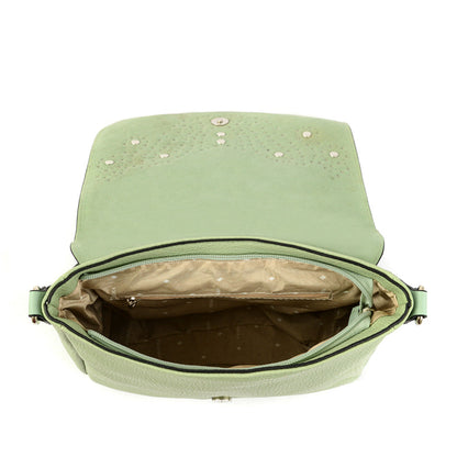 Carter Shoulder Bag with Large Water Green Cover