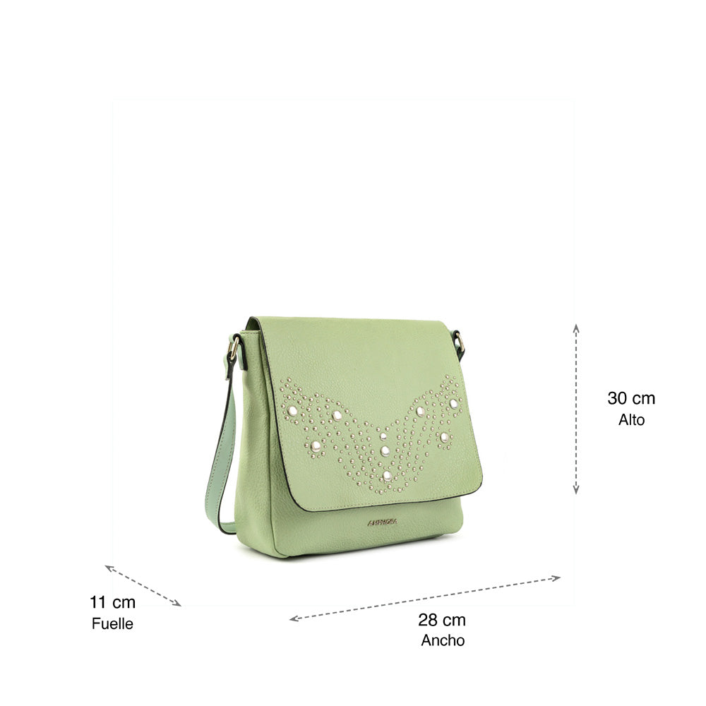 Carter Shoulder Bag with Large Water Green Cover