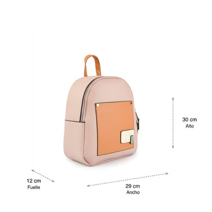 Pink Britta Medium Backpack
