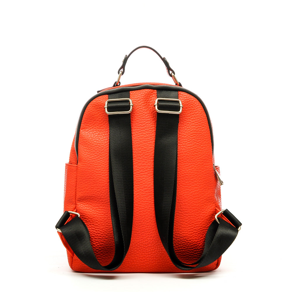 amphora jeno mochila mediana rojo tomate