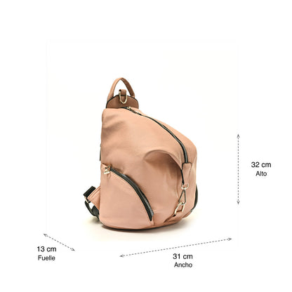 Medium old pink Alessa backpack