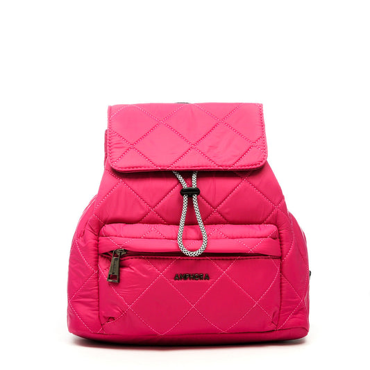 amphora sandrine mochila con tapa mediana fucsia