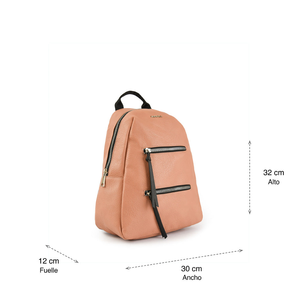 Medium old pink Aliz backpack