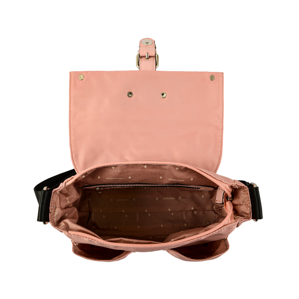 Fabrice Medium Crossbody Bag Pink