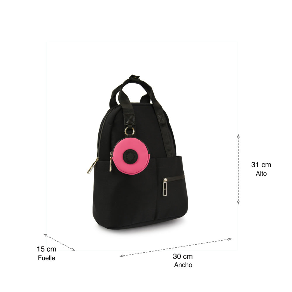 Catia medium black backpack