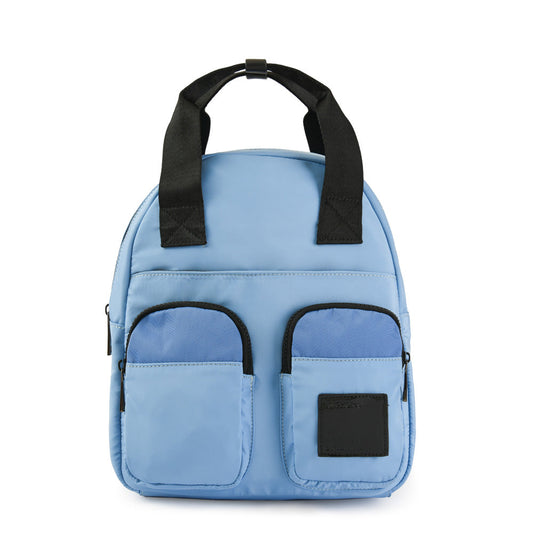 Medium light blue criss backpack