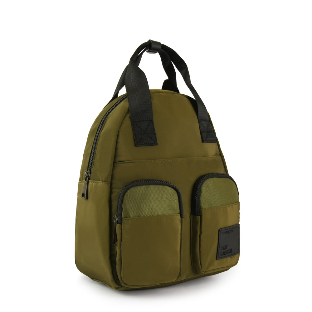 Medium cris olive green backpack