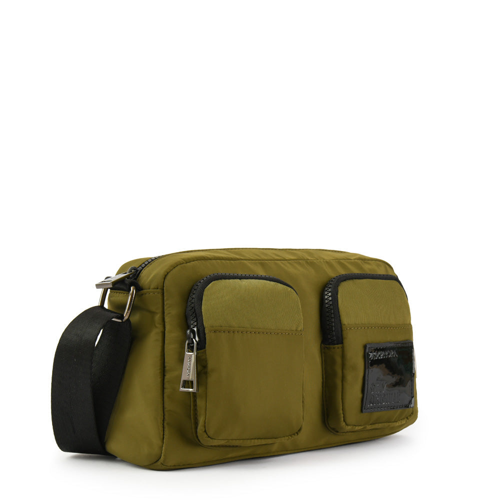 Cris Medium Shoulder Bag Olive Green