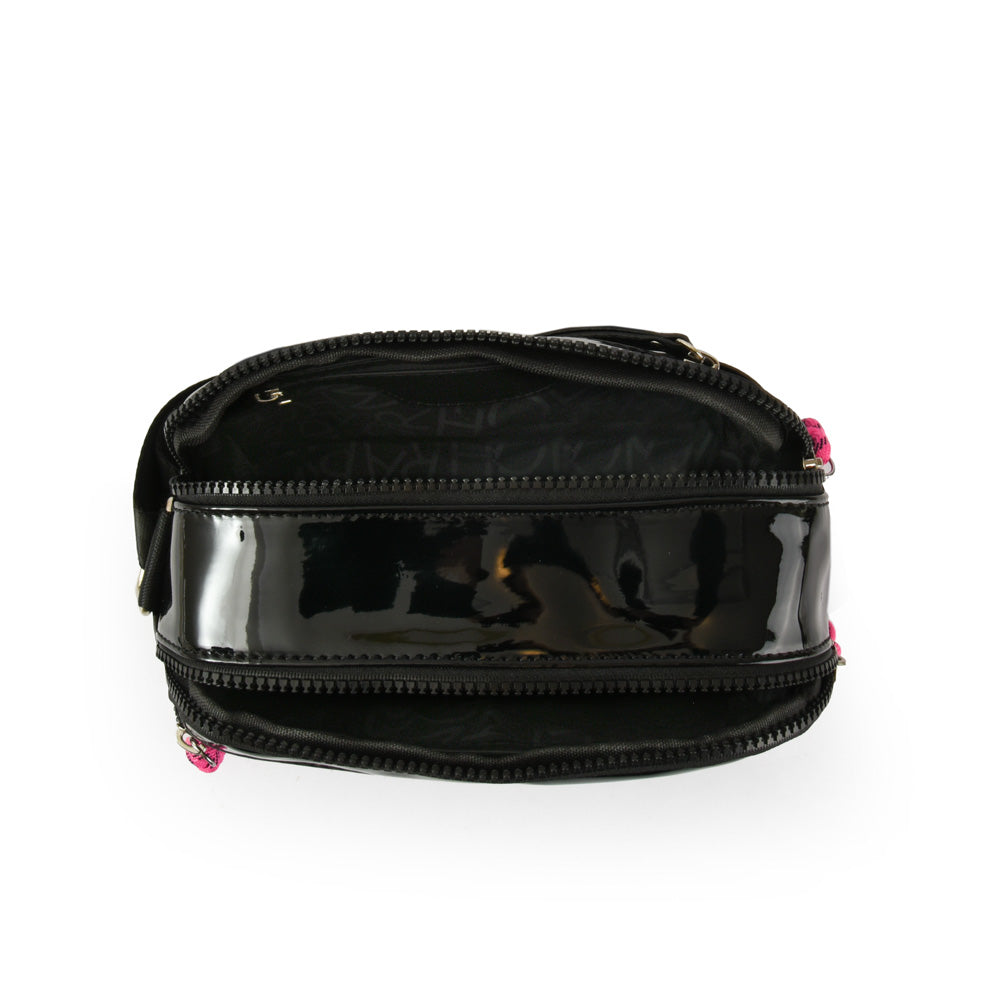 Danae small black crossbody wallet