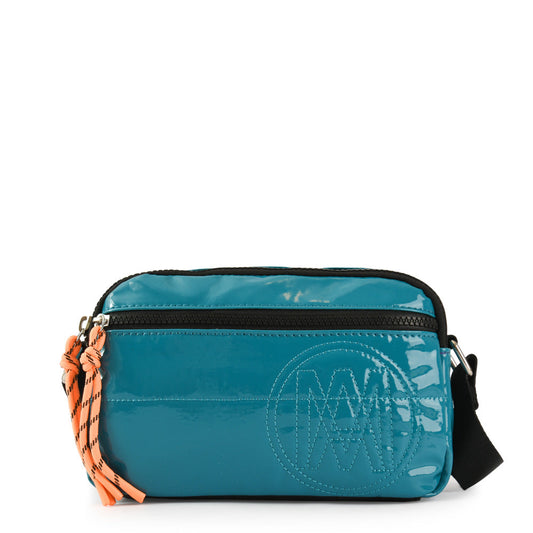 Danae small turquoise crossbody bag