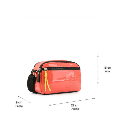 Danae Small Coral Shoulder Bag