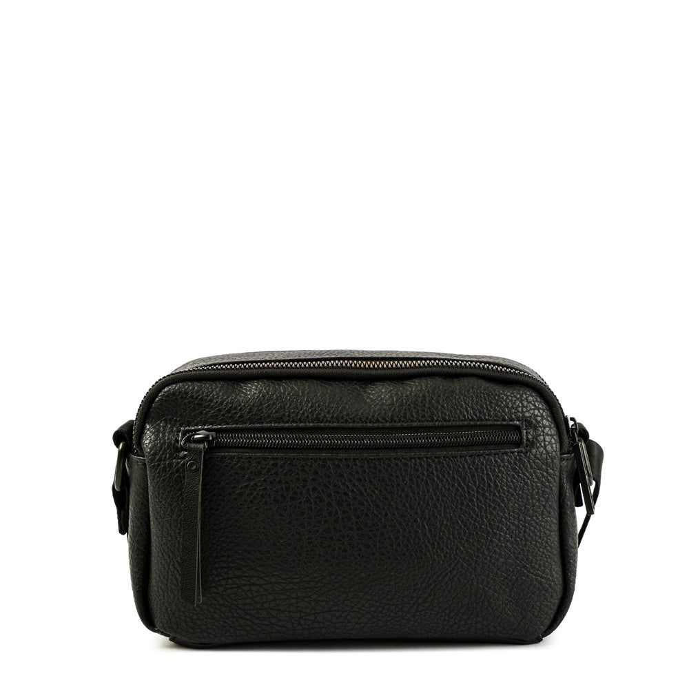 Medium black debbie crossbody bag