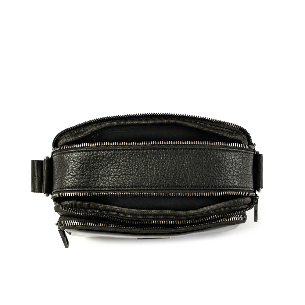 Medium black debbie crossbody bag