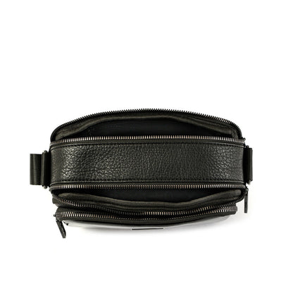Medium black debbie crossbody bag