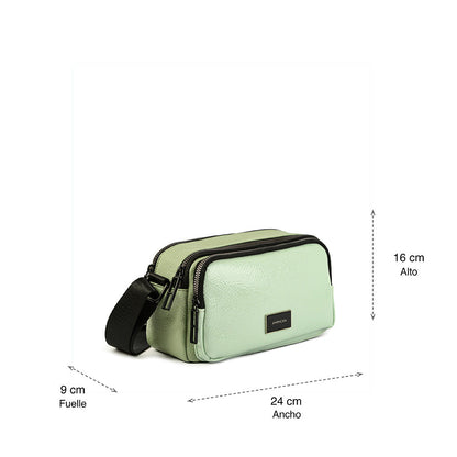 Debbie Water Green Medium Crossbody Bag