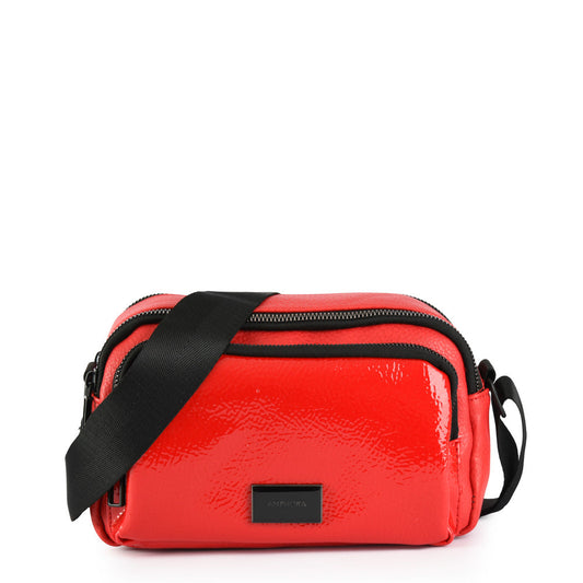 Debbie red medium crossbody bag