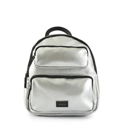 Medium silver debbie backpack