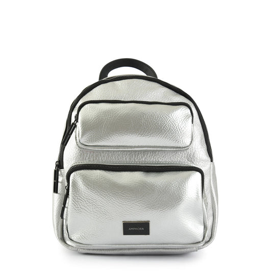 Medium silver debbie backpack