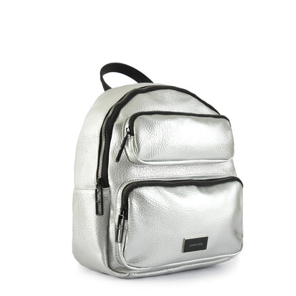 Medium silver debbie backpack