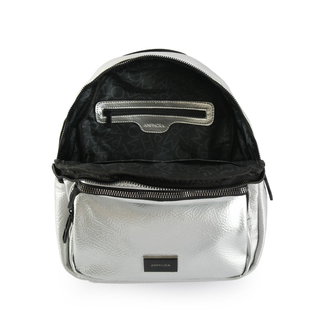 Medium silver debbie backpack