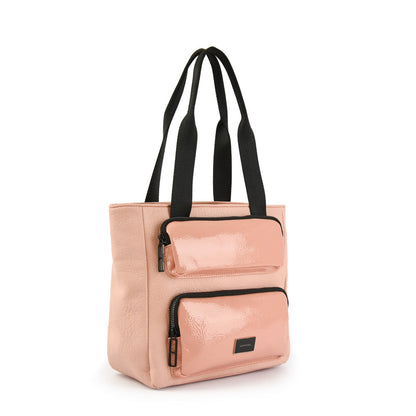 Wallet Two Handles Three divisions Medium Debbie Pink