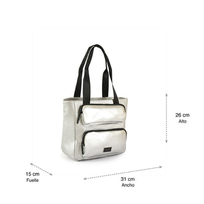 Wallet Two Handles Three divisions Medium Debbie Silver