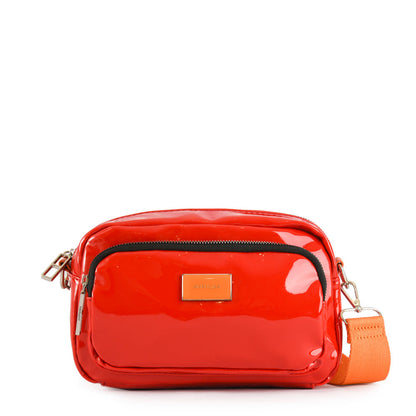 Chantal Medium Shoulder Bag Tomato Red