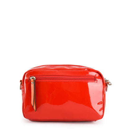 Chantal Medium Shoulder Bag Tomato Red